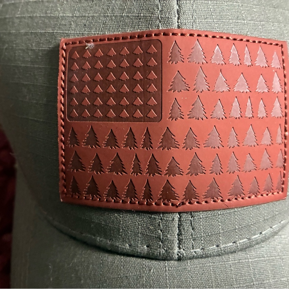 Green and Brown Trucker Hat - Picture 5 of 5